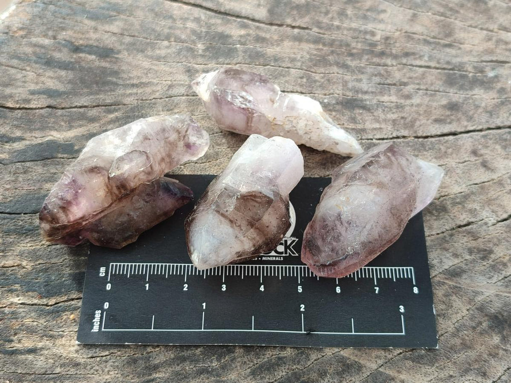Natural Smokey Amethyst Sceptre Crystals x 35 From Chiredzi, Zimbabwe - Toprock Gemstones and Minerals 