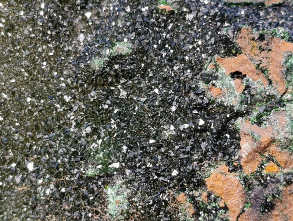 Natural Libethenite Crystals on Dolomite Matrix Specimens x 4 From Shituru, Congo - Toprock Gemstones and Minerals 