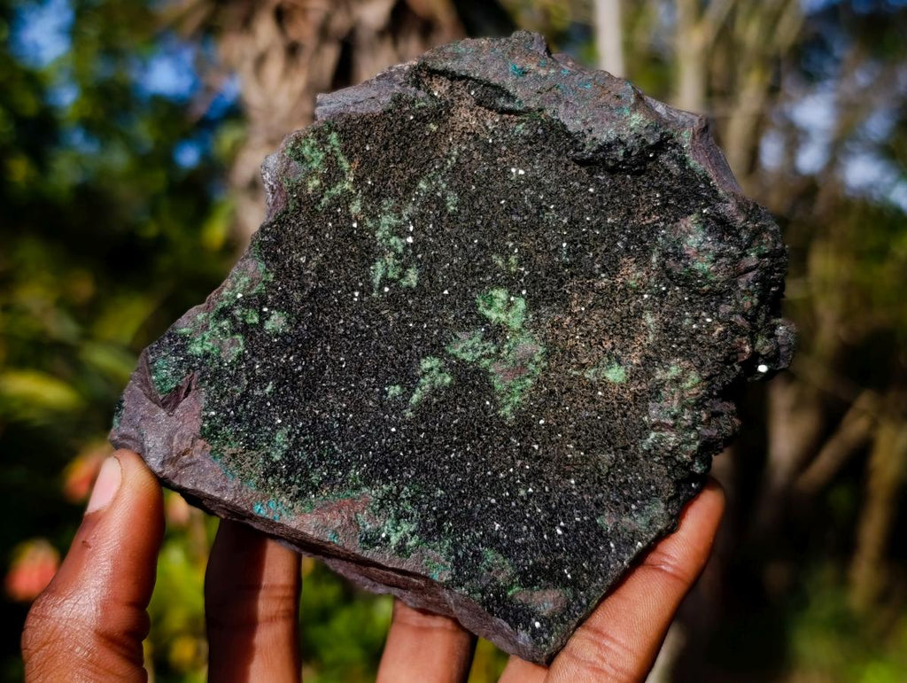 Natural Libethenite Crystals on Dolomite Matrix Specimens x 4 From Shituru, Congo - Toprock Gemstones and Minerals 