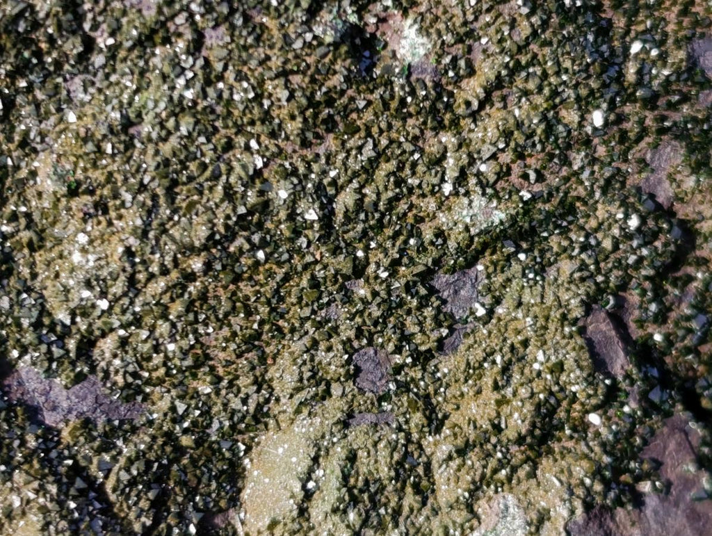 Natural Libethenite Crystals on Dolomite Matrix Specimens x 4 From Shituru, Congo - Toprock Gemstones and Minerals 