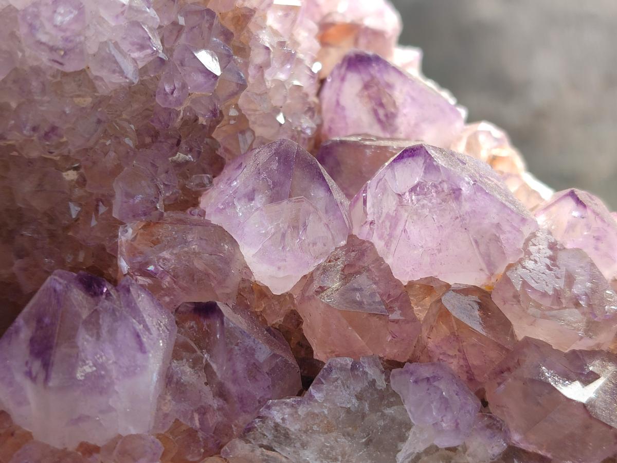 Natural Large Cabinet Spirit Amethyst Clusters x 2 From Boekenhouthoek, South Africa - Toprock Gemstones and Minerals 