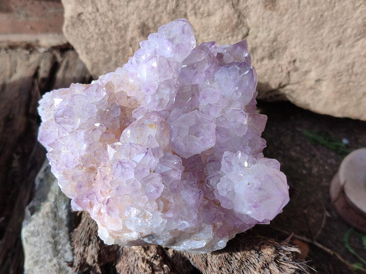 Natural Large Cabinet Spirit Amethyst Clusters x 2 From Boekenhouthoek, South Africa - Toprock Gemstones and Minerals 