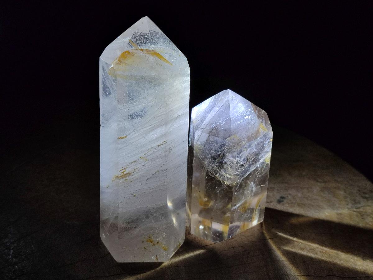 Polished Smokey Quartz Crystals x 4 From Madagascar - Toprock Gemstones and Minerals 
