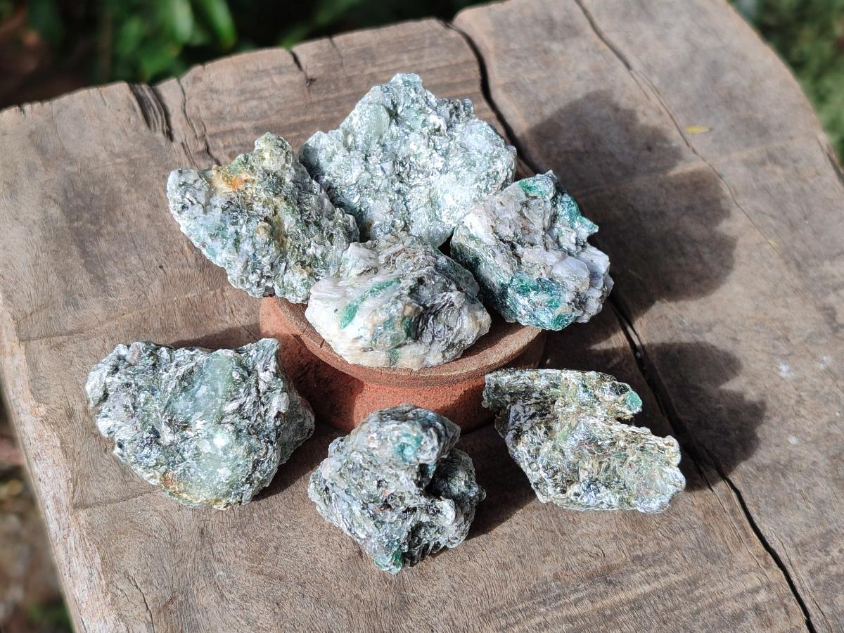 Natural Emerald Mica 'Mutokolite' Cobbed Specimens x 2,31 Kg Lot From Mutoko, Zimbabwe - Toprock Gemstones and Minerals 