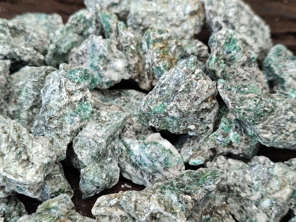 Natural Emerald Mica 'Mutokolite' Cobbed Specimens x 2,31 Kg Lot From Mutoko, Zimbabwe - Toprock Gemstones and Minerals 