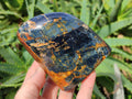 Polished Nellite Tigers Eye Standing Display Pieces x 4 From Prieska, South Africa - Toprock Gemstones and Minerals 