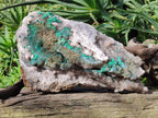 Natural XL Quartz and Malachite Specimen x 1 From Kasompe, Congo - Toprock Gemstones and Minerals 