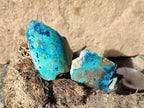 Polished One Side Shattuckite Slices x 24 From Kaokoveld, Namibia - Toprock Gemstones and Minerals 
