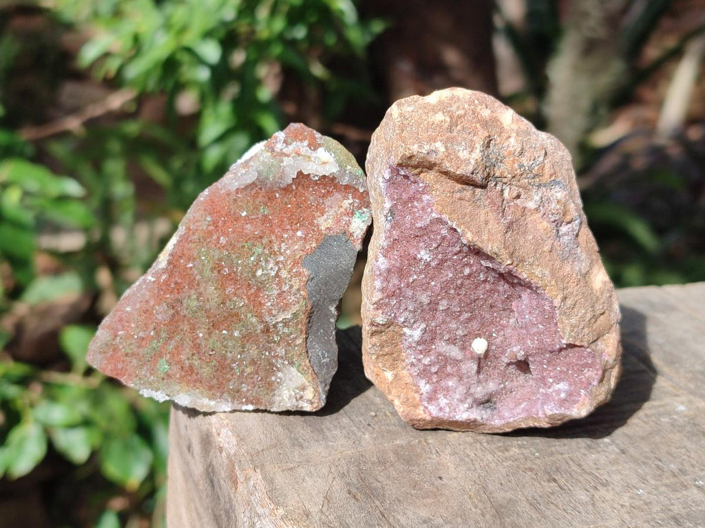 Natural Drusy Salrose Cobaltoan Dolomite with Associated Minerals x 6 From Kakanda, Congo - Toprock Gemstones and Minerals 