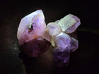 Natural Jacaranda Amethyst Clusters x 4 From Mumbwa, Zambia - Toprock Gemstones and Minerals 