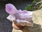 Natural Jacaranda Amethyst Clusters x 4 From Mumbwa, Zambia - Toprock Gemstones and Minerals 