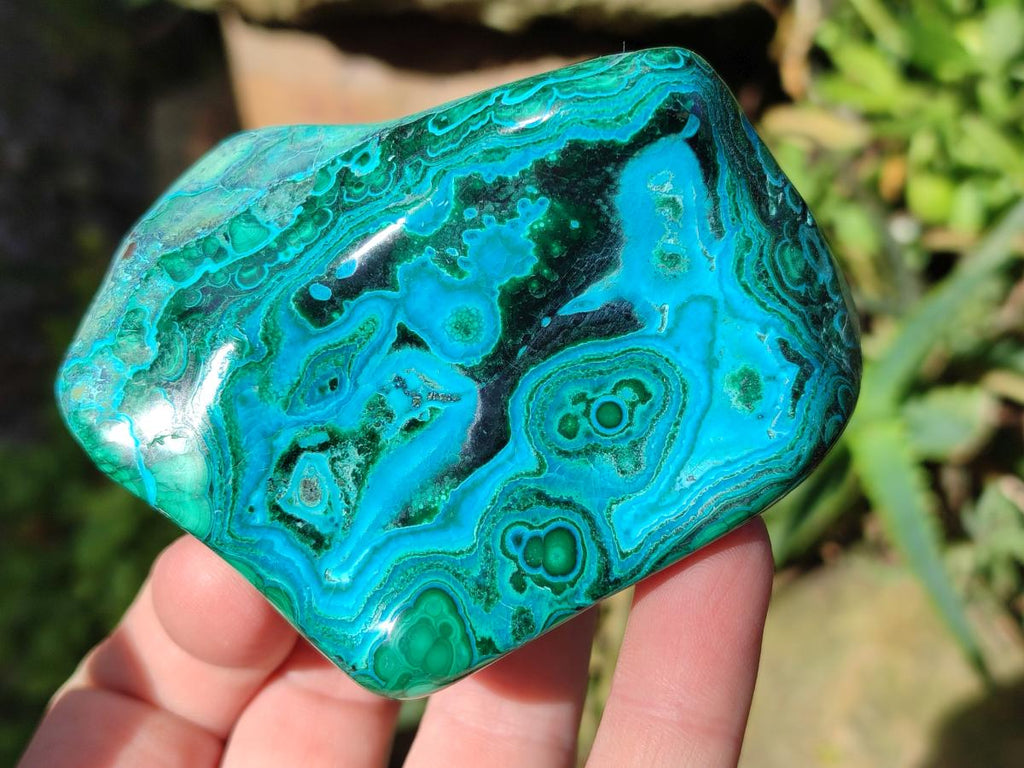 Polished Malacolla Free Forms x 6 From Kulukuluku, Congo - Toprock Gemstones and Minerals 