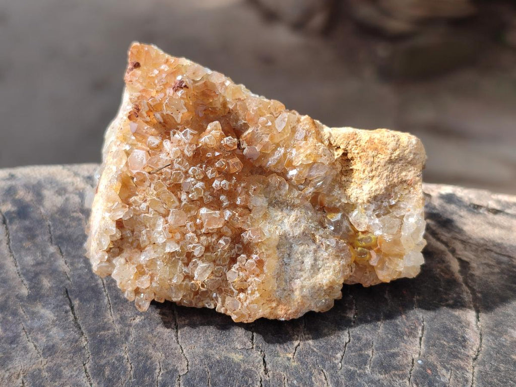 Natural Golden Limonite Quartz Cluster Specimens with Goethite x 13 From Solwezi, Zambia - Toprock Gemstones and Minerals 