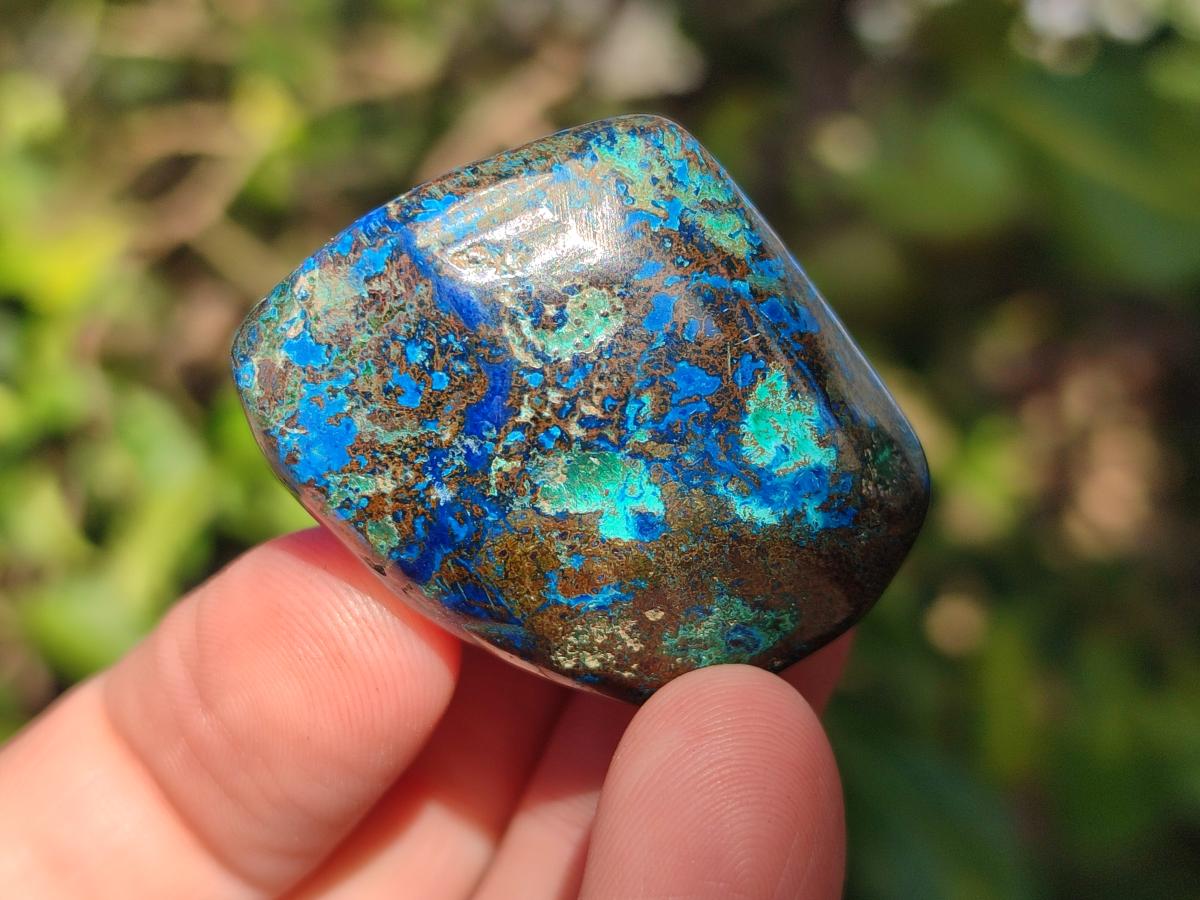 Polished Shattuckite Free Forms x 35 From Congo - Toprock Gemstones and Minerals 