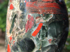 Polished Bloodstone Standing Display Pieces x 3 From Swaziland - Toprock Gemstones and Minerals 