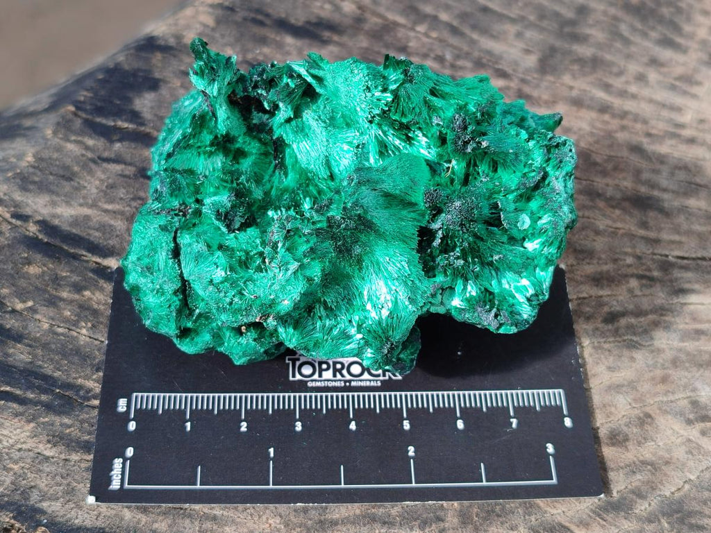 Natural Silky Malachite Specimens x 6 From Kasompe, Congo - Toprock Gemstones and Minerals 
