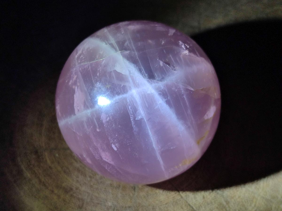 Polished Gemmy Star Rose Quartz Spheres x 3 From Madagascar - Toprock Gemstones and Minerals 