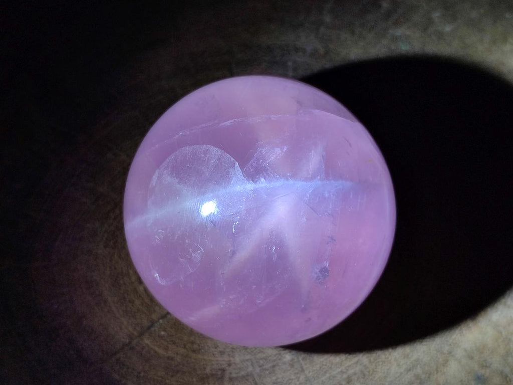 Polished Gemmy Star Rose Quartz Spheres x 3 From Madagascar - Toprock Gemstones and Minerals 