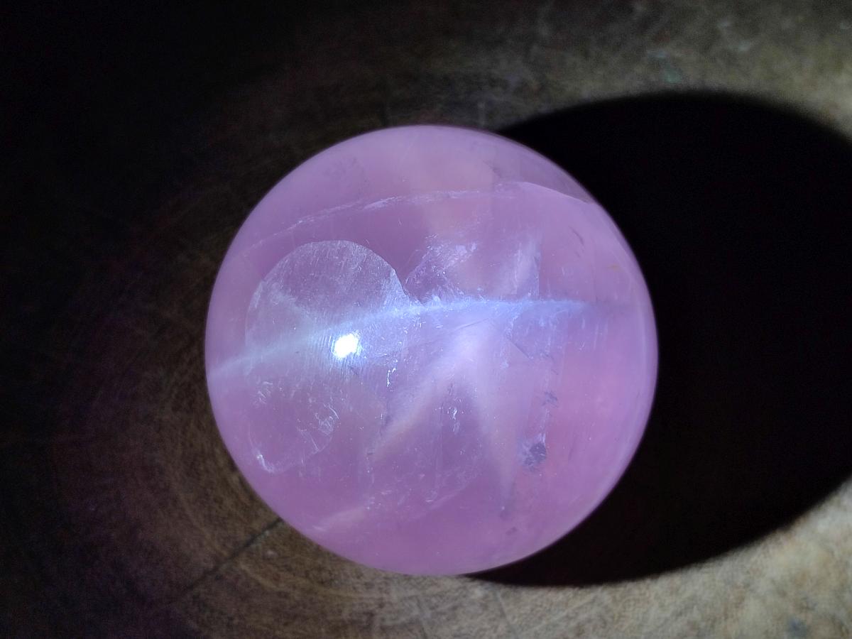 Polished Gemmy Star Rose Quartz Spheres x 3 From Madagascar - Toprock Gemstones and Minerals 
