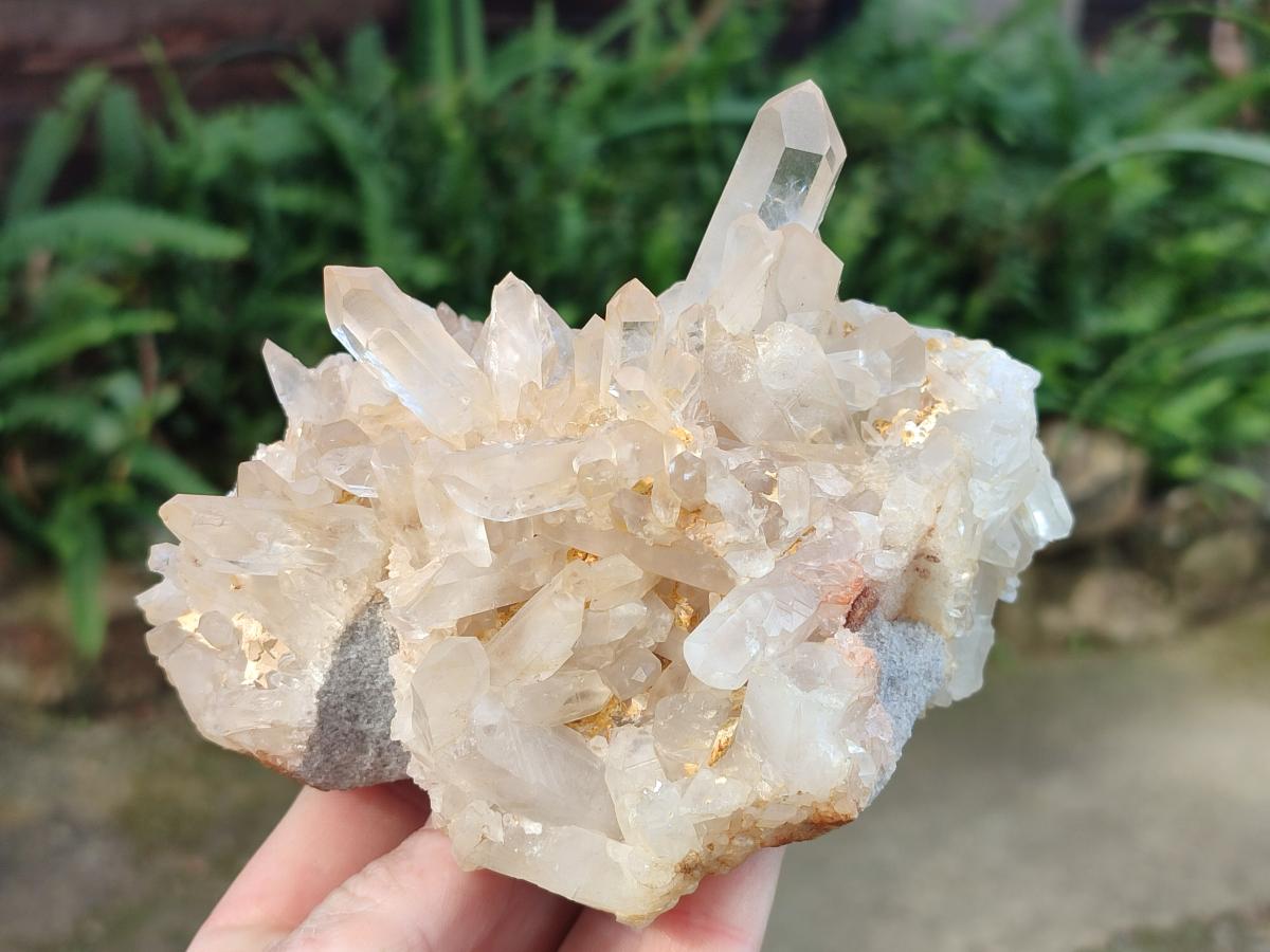 Natural Malagasy Quartz Clusters x 4 From Madagascar - Toprock Gemstones and Minerals 