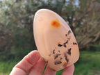 Polished Banded Agate Standing Display Pieces x 3 From Madagascar - Toprock Gemstones and Minerals 