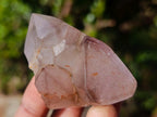 Polished Smokey Window Amethyst Crystals x 24 From Akansobe, Madagascar - Toprock Gemstones and Minerals 
