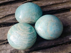Polished Banded Agate Galets x 12 From Madagascar - Toprock Gemstones and Minerals 
