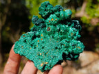 Natural Silky Malachite Specimens x 12 From Kasompe, Congo - Toprock Gemstones and Minerals 