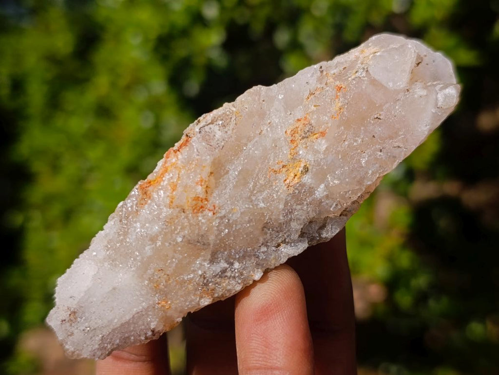 Natural Drusy Quartz Coated Spearhead Calcite Specimens x 12 From Albert's Mountain, Lesotho - Toprock Gemstones and Minerals 