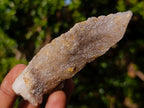 Natural Drusy Quartz Coated Spearhead Calcite Specimens x 12 From Albert's Mountain, Lesotho - Toprock Gemstones and Minerals 