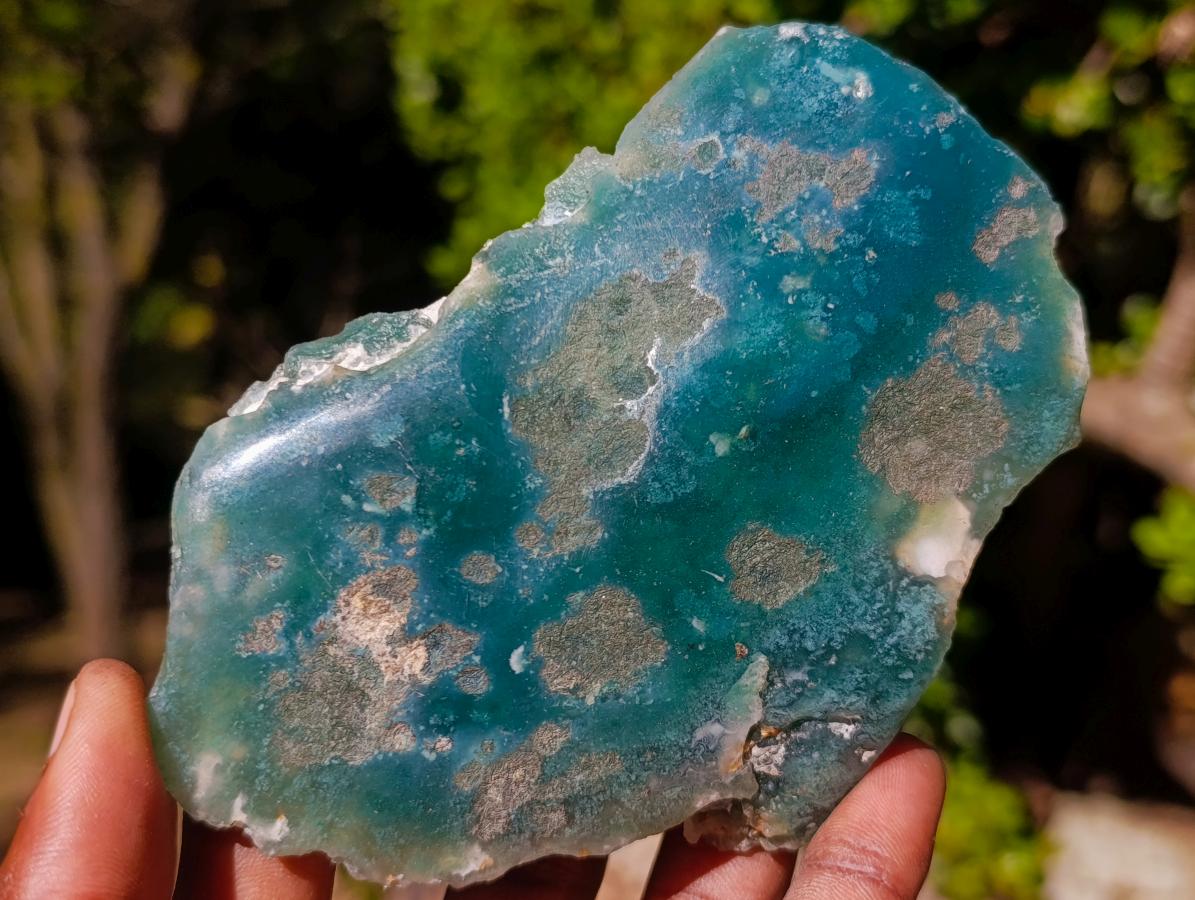 Polished On One Side Mtorolite Chrysoprase Slices x 12 From Mutorashanga, Zimbabwe - Toprock Gemstones and Minerals 