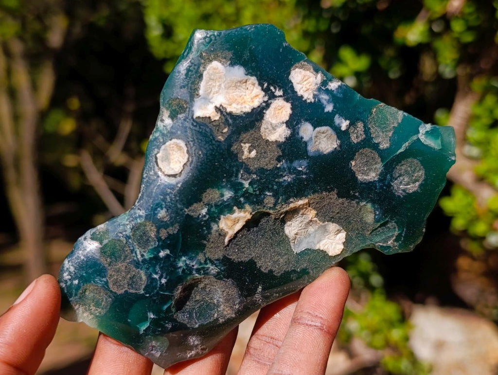 Polished On One Side Mtorolite Chrysoprase Slices x 12 From Mutorashanga, Zimbabwe - Toprock Gemstones and Minerals 