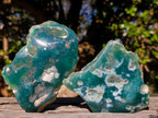 Polished On One Side Mtorolite Chrysoprase Slices x 12 From Mutorashanga, Zimbabwe - Toprock Gemstones and Minerals 