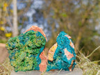 Natural Dioptase on Dolomite Specimens x 12 From Likasi, Congo - Toprock Gemstones and Minerals 