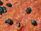 Natural Dioptase on Dolomite Specimens x 12 From Likasi, Congo - Toprock Gemstones and Minerals 