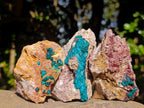Natural Dioptase on Dolomite Specimens x 12 From Likasi, Congo - Toprock Gemstones and Minerals 