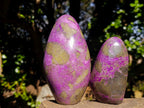 Polished Stichtite Standing Display Pieces x 3 From Barberton, South Africa - Toprock Gemstones and Minerals 