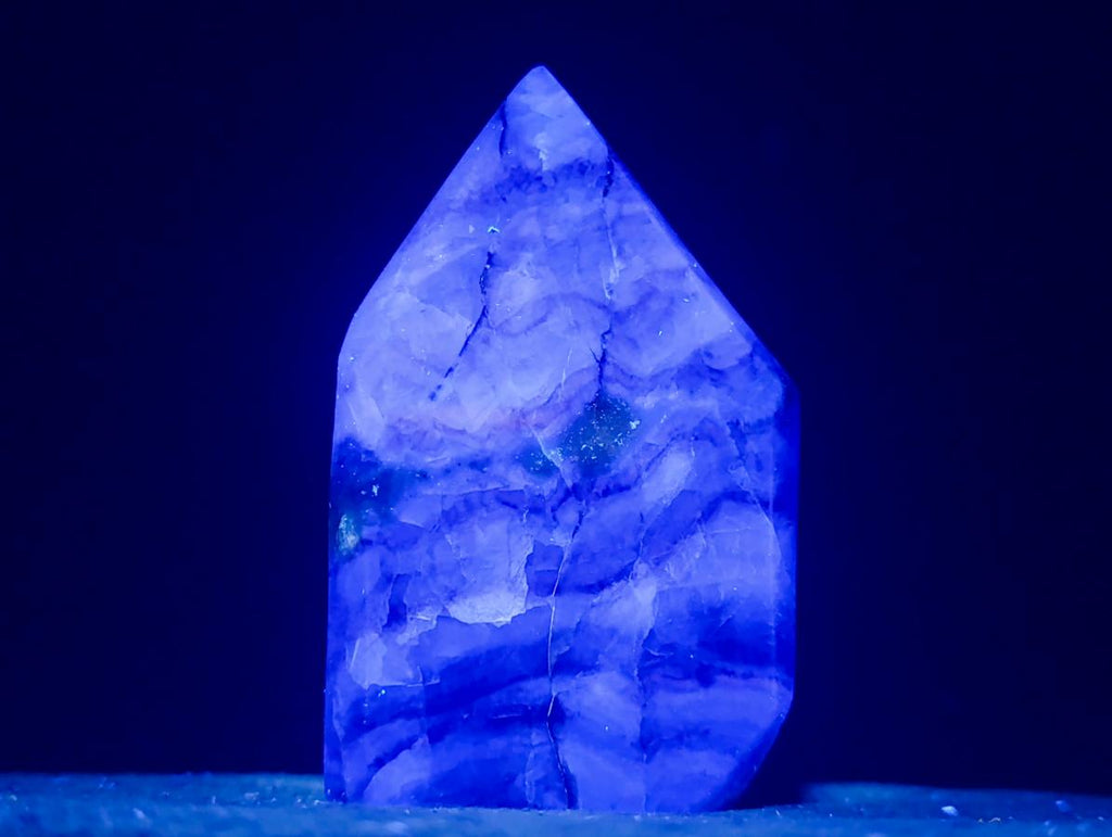 Polished Watermelon Fluorite Crystal Points x 3 From Uis, Namibia - Toprock Gemstones and Minerals 