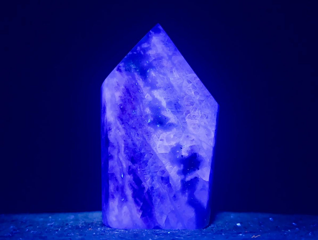 Polished Watermelon Fluorite Crystal Points x 3 From Uis, Namibia - Toprock Gemstones and Minerals 