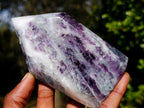 Polished Watermelon Fluorite Crystal Points x 3 From Uis, Namibia - Toprock Gemstones and Minerals 