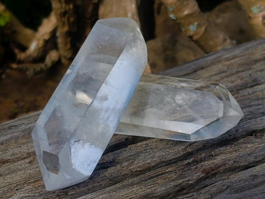 Polished Clear Quartz Display Crystals x 6 From Madagascar - Toprock Gemstones and Minerals 