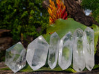 Polished Clear Quartz Display Crystals x 6 From Madagascar - Toprock Gemstones and Minerals 