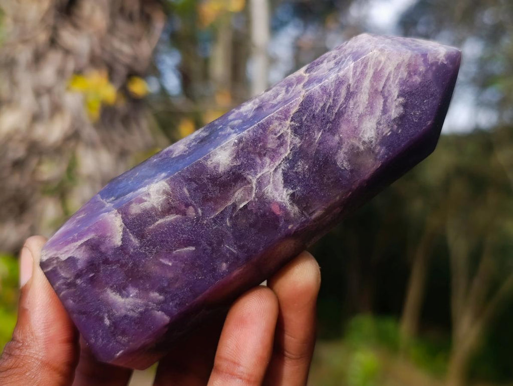 Polished Lepidolite Display Crystal Points x 6 From Ambatondrazaka, Madagascar - Toprock Gemstones and Minerals 