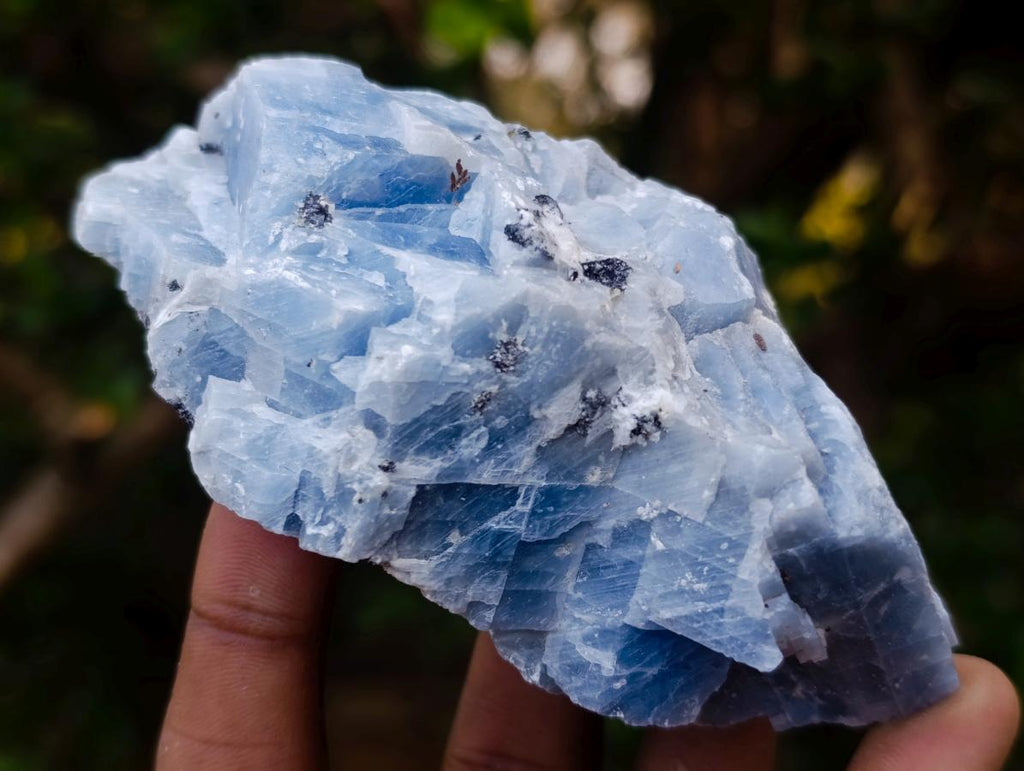 Natural Sky Blue Calcite Specimens x 12 From Spitzkop, Namibia - Toprock Gemstones and Minerals 