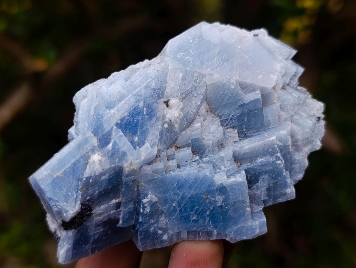 Natural Sky Blue Calcite Specimens x 12 From Spitzkop, Namibia - Toprock Gemstones and Minerals 