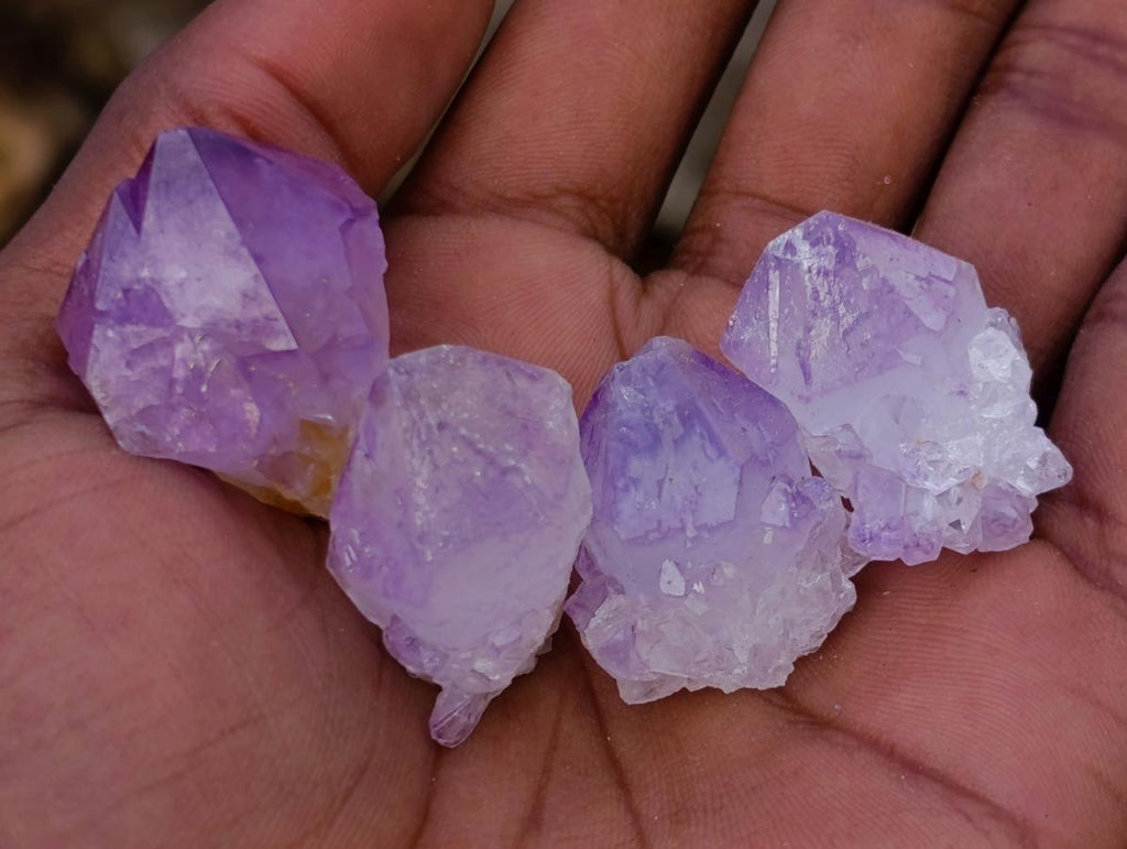 Natural Spirit Amethyst Single Small Crystals x 70 From Boekenhouthoek, South Africa - Toprock Gemstones and Minerals 