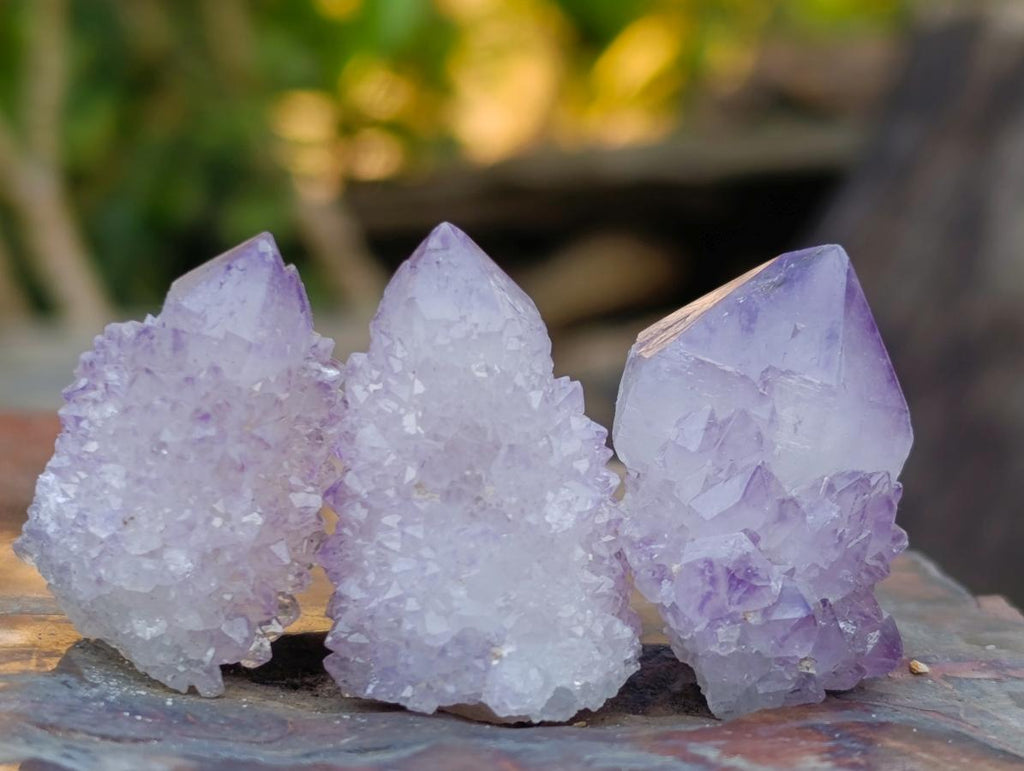 Natural Spirit Amethyst Single Small Crystals x 70 From Boekenhouthoek, South Africa - Toprock Gemstones and Minerals 