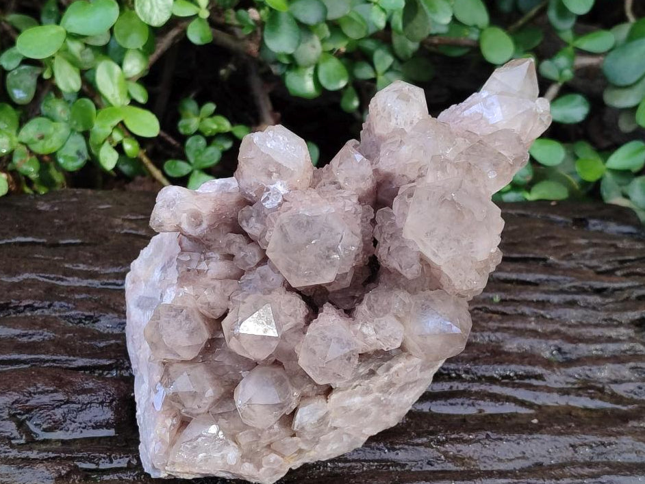 Natural Large Cascading White Phantom Smokey Luena Quartz Cluster x 1 From Luena, Congo - Toprock Gemstones and Minerals 