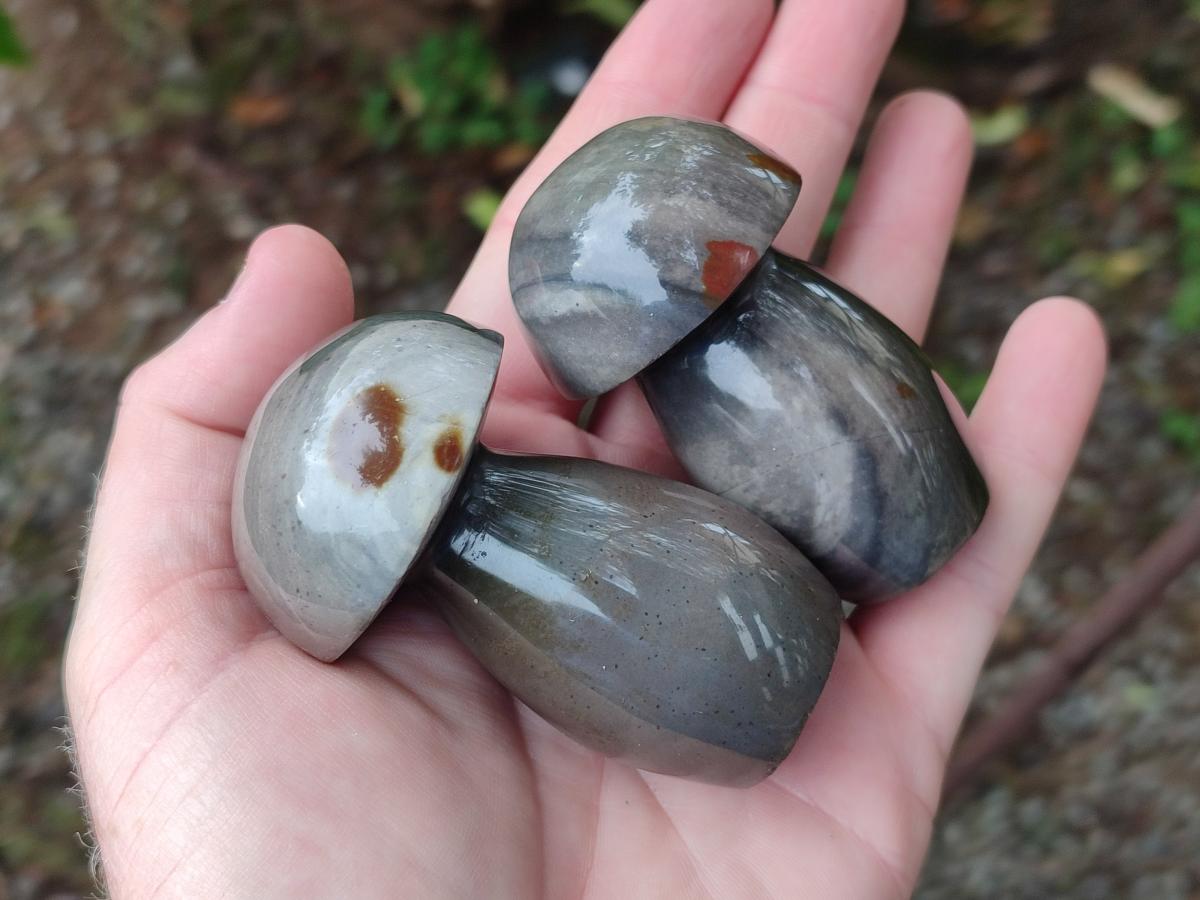 Polished Polychrome Jasper Mixed Pieces x 12 From NW Coast, Madagascar - Toprock Gemstones and Minerals 