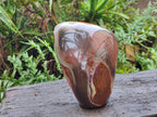 Polished One Side Large Polychrome Jasper Standing Display Piece x 1 From NW Coast, Madagascar - Toprock Gemstones and Minerals 